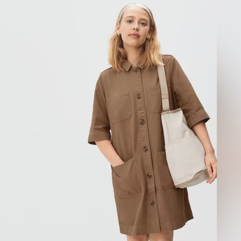 Amazing Everlane Chore Dress, Size 12